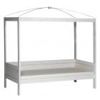 4634-01W Lifetime hemelbed incl. rollattenbodem en frame voor hemeltje. KLEUR: WHITE WASH. IN ONZE WINKEL TE ZIEN.