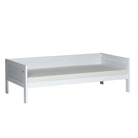 610-10 LIFETIME Basisbed incl. rollattenbodem, 1/1 uitvalbeveiliging. (matrasmaat 90 x 200 cm.) KLEUR: WIT. IN ONZE WINKEL TE ZIEN.