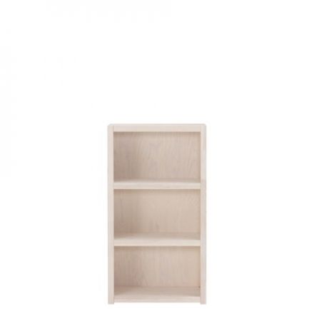 8020-01W Lifetime open boekenkast 3 vaks. Hoogte 120 cm. KLEUR: Wit.