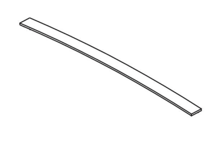 12-00809421 FLEXA Serviceonderdeel losse lat voor lattenbodem van classic bed of een bed uit de white serie.