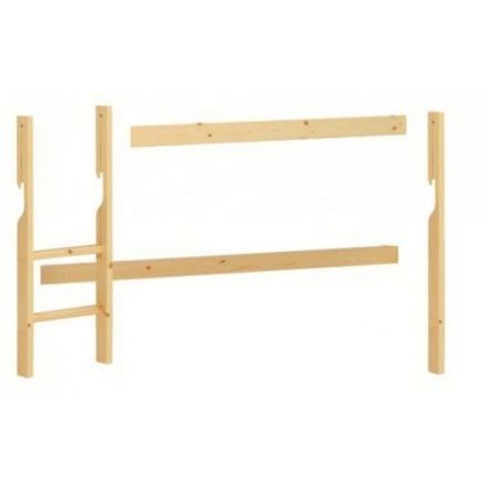 620-02W LIFETIME Doorbouwdeel voor het ombouwen naar minihoogslaper incl. RECHTE LADDER. LET OP! KLEUR: GREY WASH. LAATSTE BESCHIKBARE VOORRAAD, DAARNA NIET MEER IN DE LIFETIME COLLECTIE.