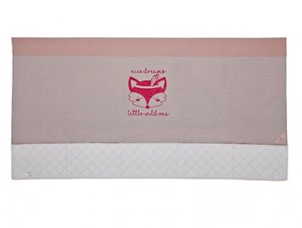 7526 LIFETIME achterwand Wild Child. Voor het 4-IN-1 BED(met dakconstructie). Kleur zand, wit en roze. Laatste beschikbare voorraad, daarna uit de LIFETIME collectie.