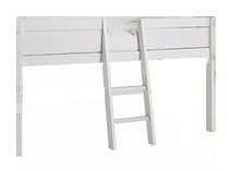 6205-10 LIFETIME Doorbouwdeel voor het ombouwen naar minihoogslaper incl. SCHUINE LADDER IN HET MIDDEN. KLEUR: WIT. LAATSTE BESCHIKBARE VOORRAAD, DAARNA NIET MEER IN COLLECTIE.