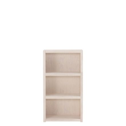 8020-01W Lifetime open boekenkast 3 vaks. Hoogte 120 cm. KLEUR: Wit.
